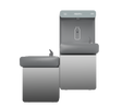 View off AquaTru Refrigerated On-Wall Bottle Filler with Bi-Level Bubbler System