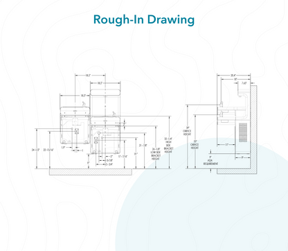 AquaTru Refrigerated On-Wall Bottle Filler with Bi-Level Bubbler System
