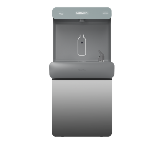 AquaTru Refrigerated On-Wall Bottle Filler with Bubbler System