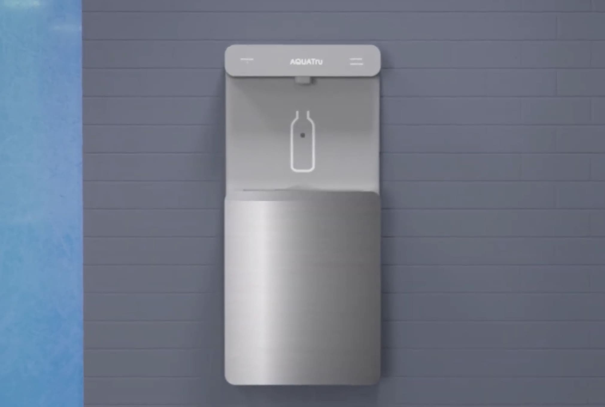 Load video: How to Install AquaTru On-Wall Bottle Filler | Installation Guide